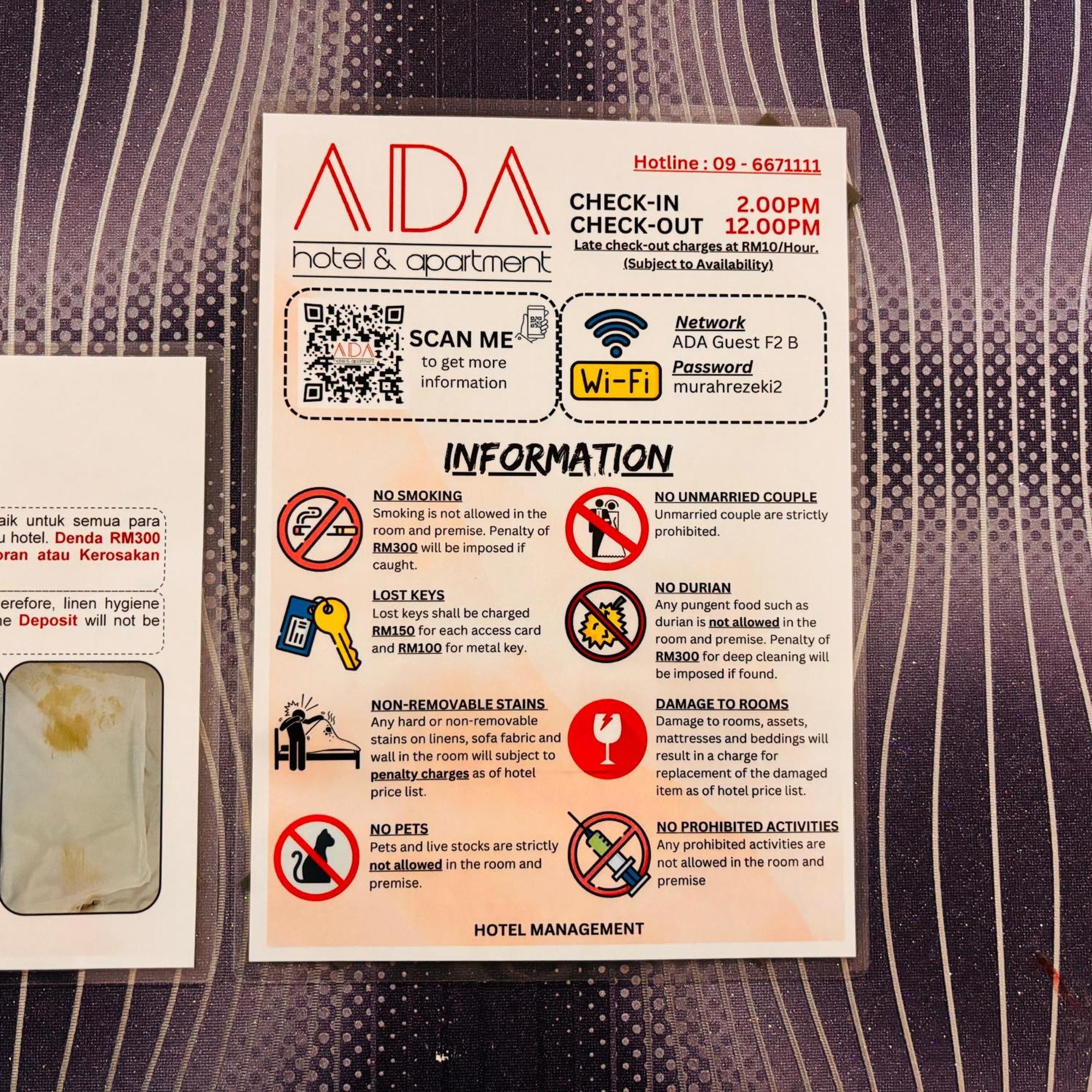 Ada Hotel & Apartment Kuala Terengganu Kültér fotó